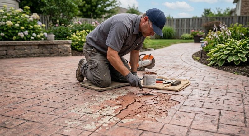 Decorative Concrete Repair in Fargo, ND