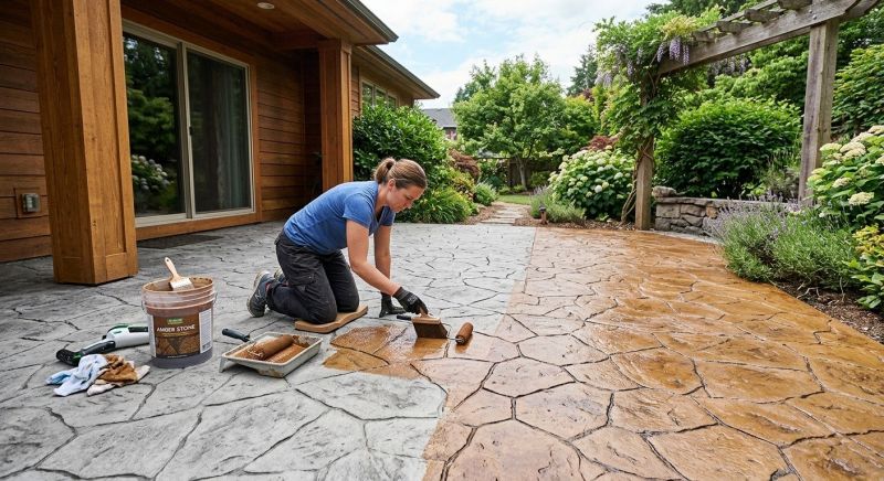 Concrete Patio Finishing in Dallas, TX