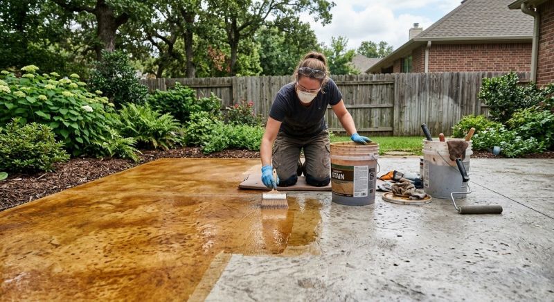 Concrete Staining Service in Fort Worth, TX