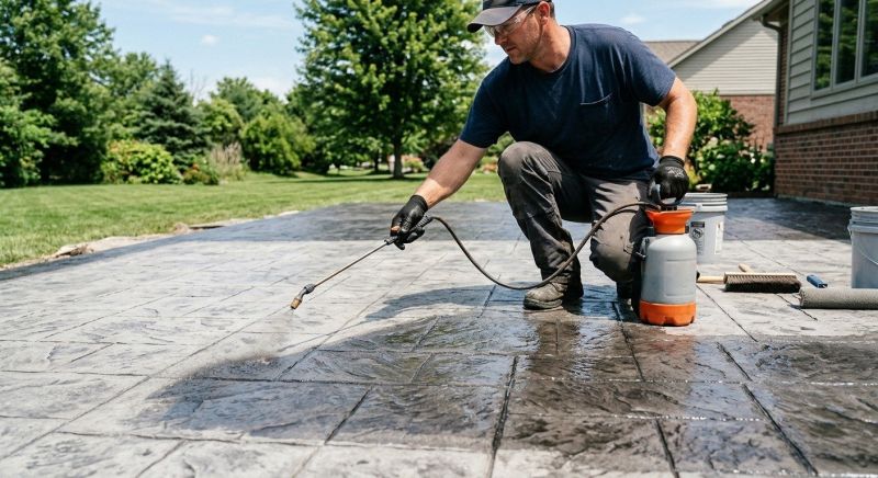 Concrete Staining Service in Frisco, TX