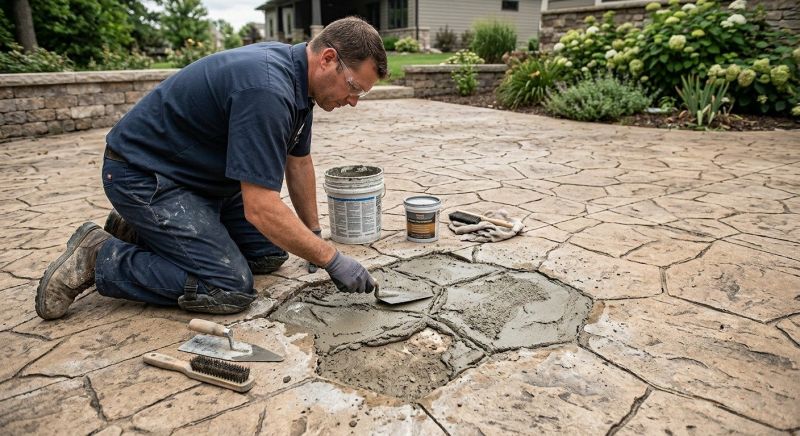 Decorative Concrete Repair in Charleston, SC