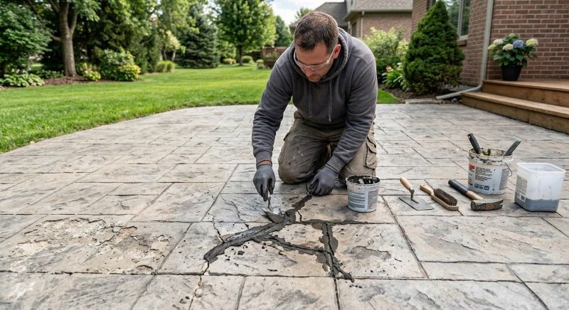 Decorative Concrete Repair in Napa, CA