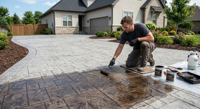 Driveway Refinishing in Frisco, TX
