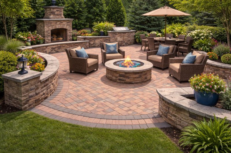 Patio Brick Installation in Norwalk, CT