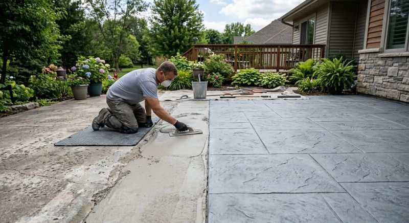 Porch Overlay Installation in Dallas, TX