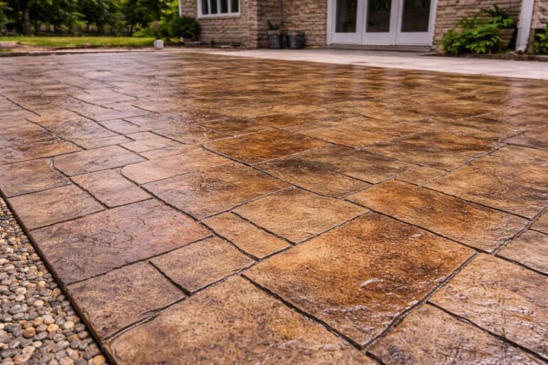 Stained Concrete Installation in Fort Worth, TX