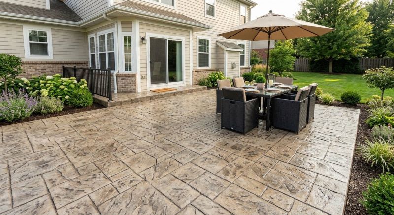 Stamped Overlay Installation in Corpus Christi, TX